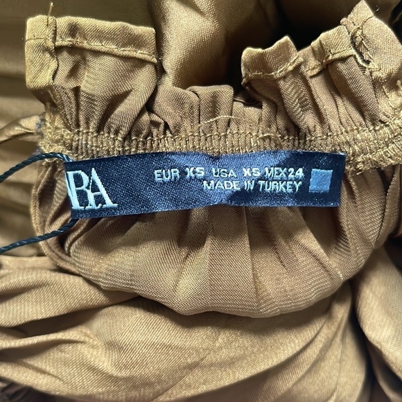 Zara Midi Cut Out Silk Effect Dress - Picture 8 of 8